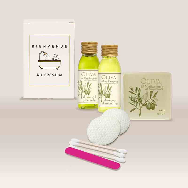 Beauty kit, kit salle de bain, kit accueil douche