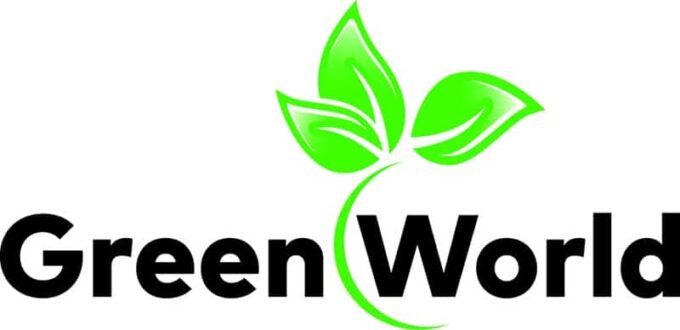 logo green world, logo biodegradable, logo ecologie, logo literie jetable, logo kit jetable