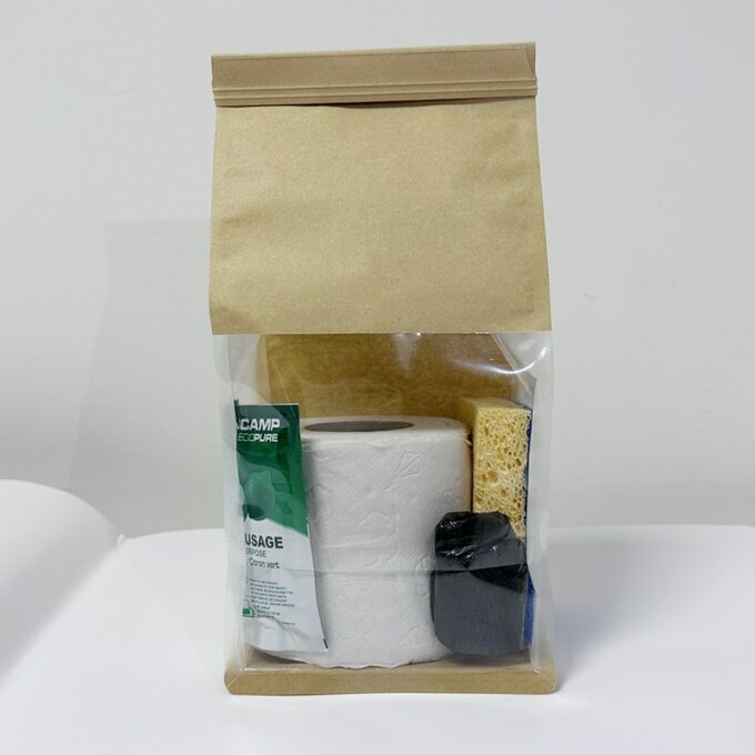 sac ecologique kraft kit ecologique kraft pack ecologique pour les hôtes sachet ecologique kraft