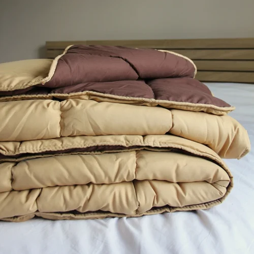 Couette Chaude Reversible Camel_Taupe Couette Chaude Reversible Camel_Taupe